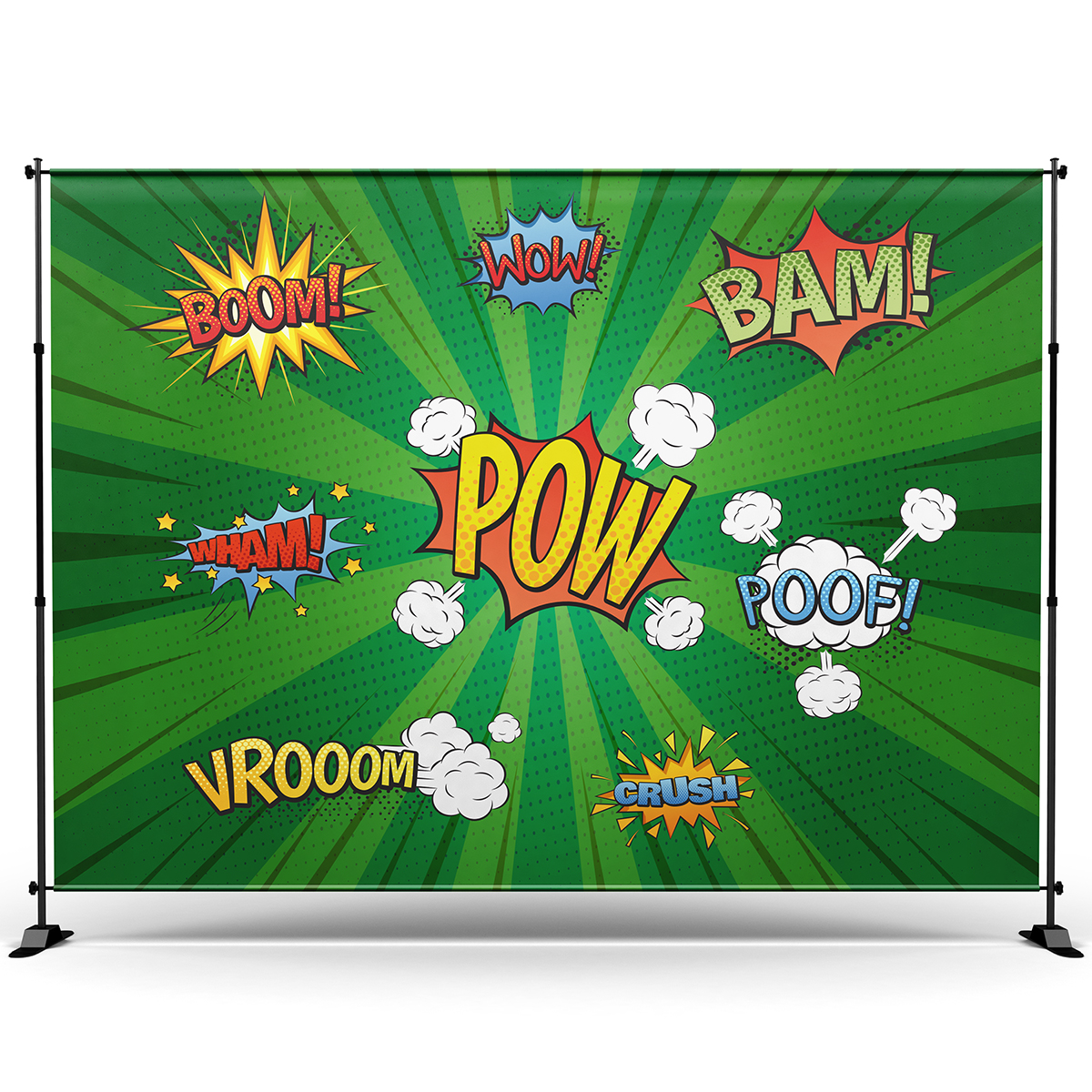 Cartoon achterwand WF