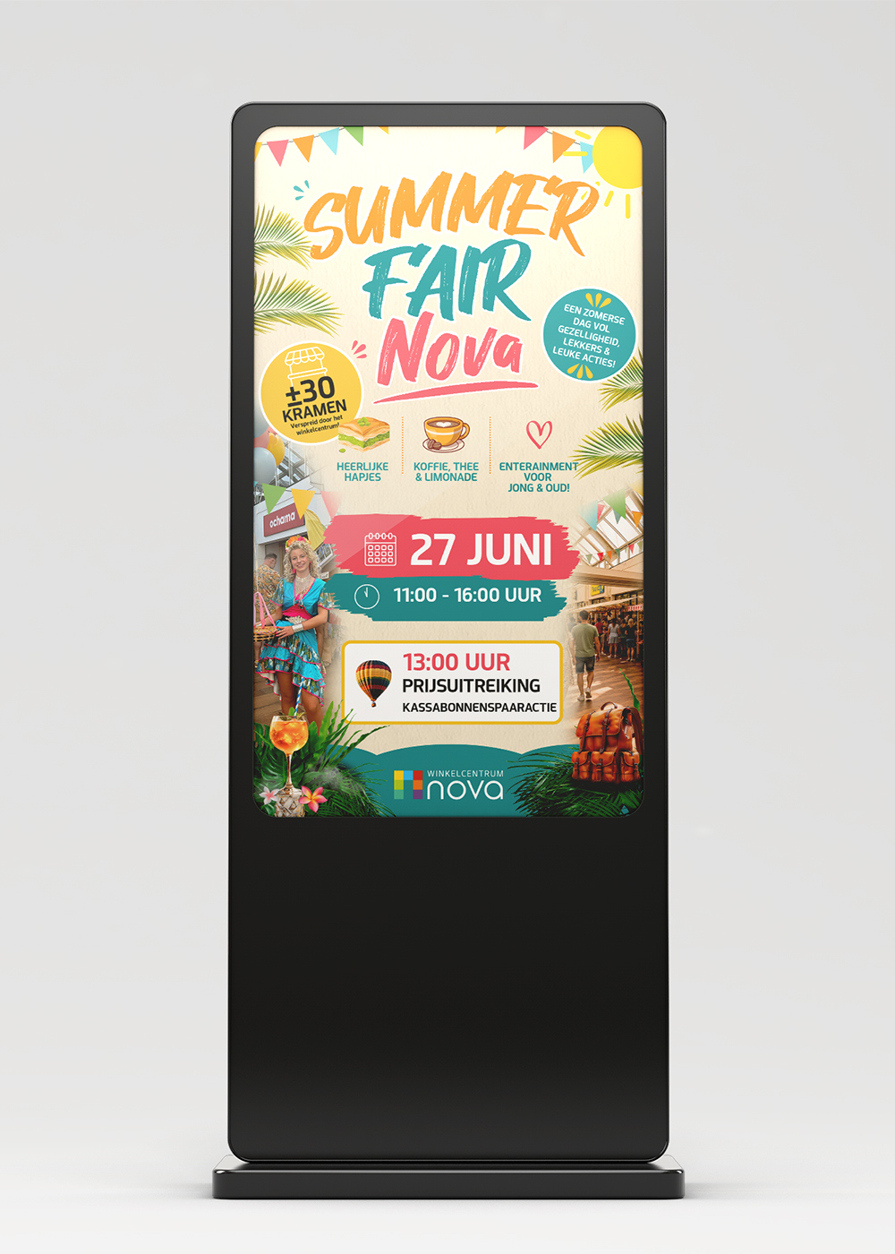 Scherm poster Summer Fair