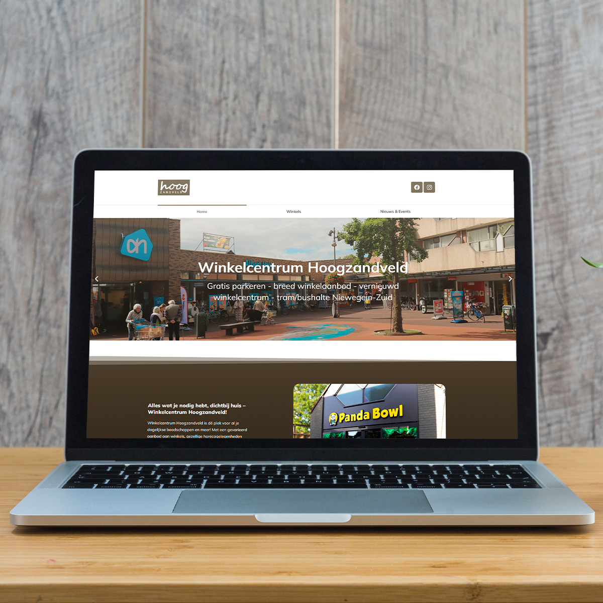 Website Winkelcentrum Hoogzandveld