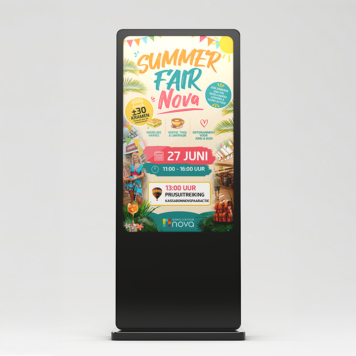 Signing en display materiaal ontwerp